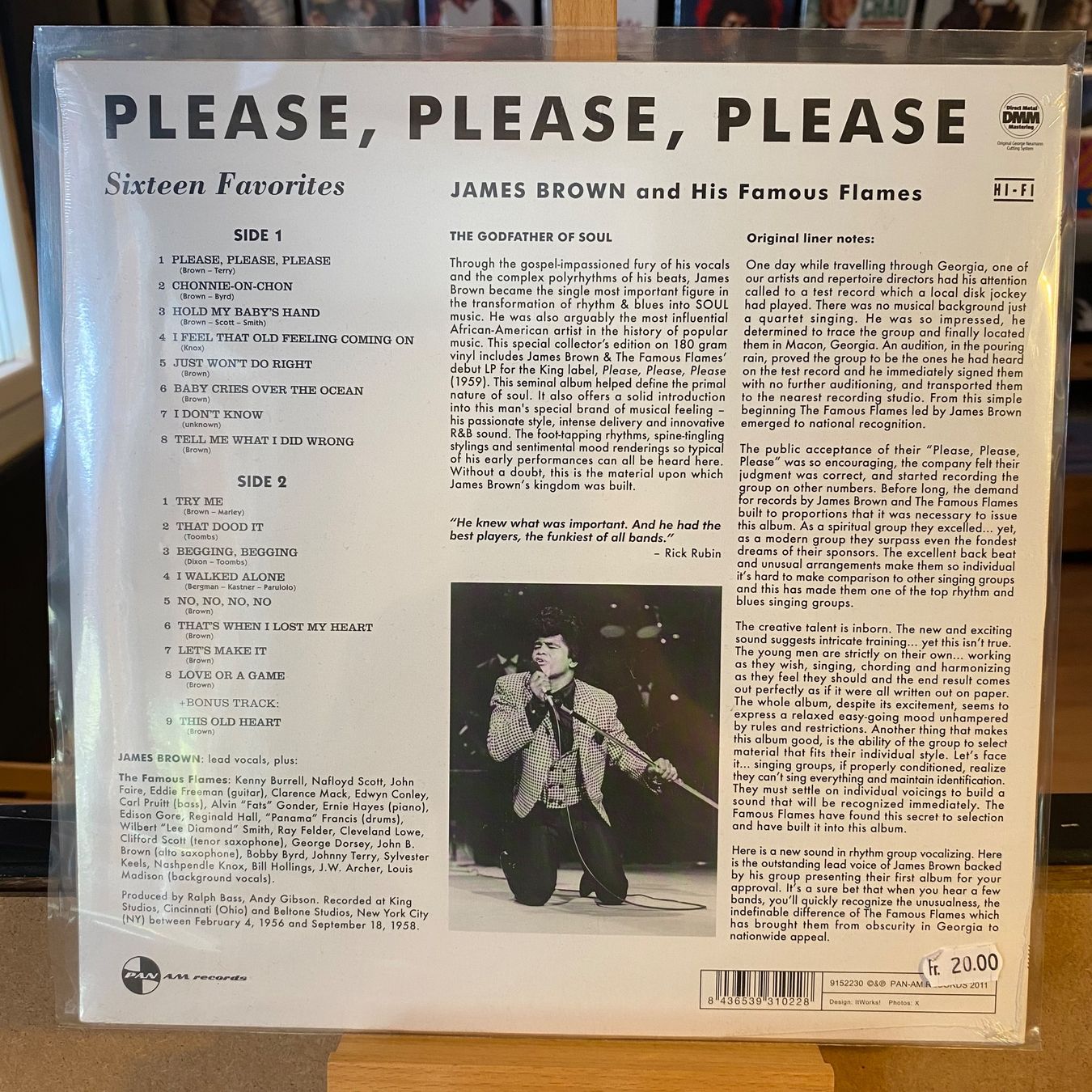 Schallplatten: James Brown – Please, Please, Please..RE ESP SEALED LP – Neu und originalverpackt aus Gals von Diskopat 1
