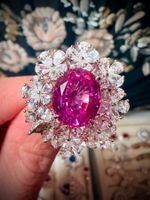 Bague Cocktail – Saphir Rose