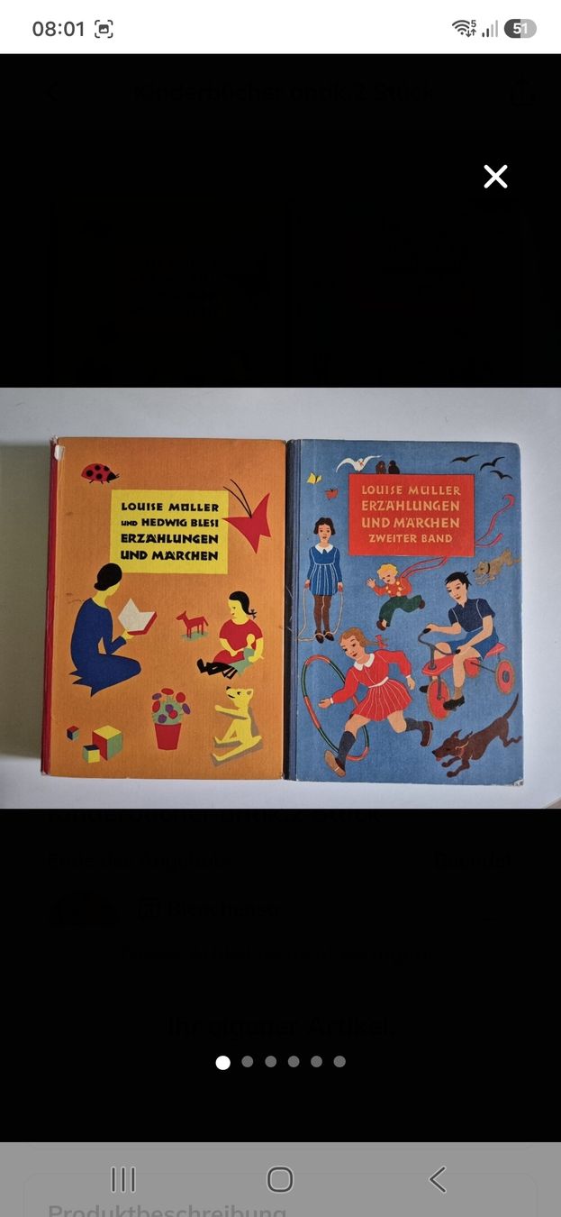 Libri: Kinderbuch antik ,2 Stück – Usato da Villmergen venduto da MONCHHICHI