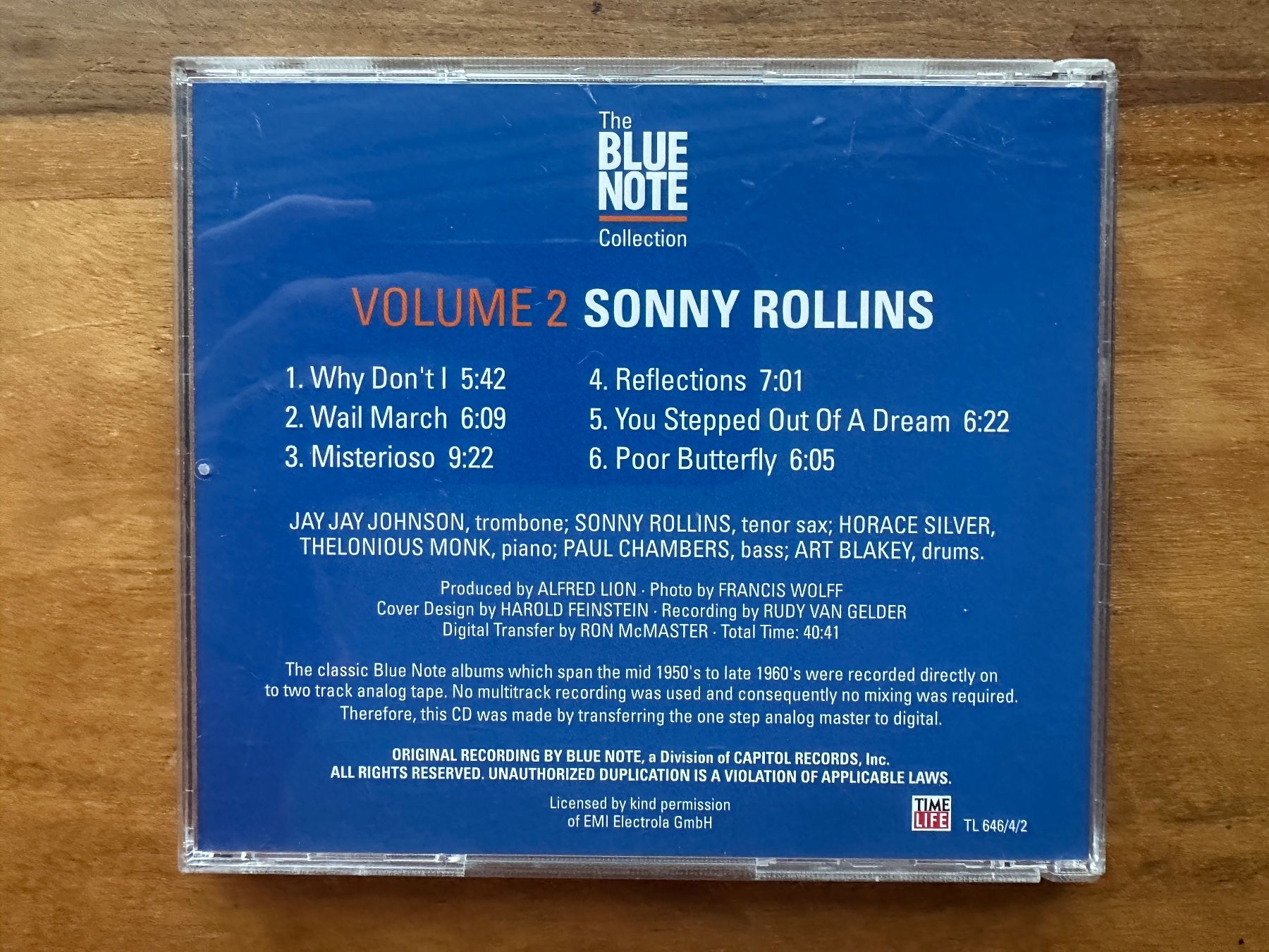 CD & DVD vergini: Sonny Rollins Volume 2 - The Blue Note Collection – Usato da Horgen venduto da flyingpenguin2000 2