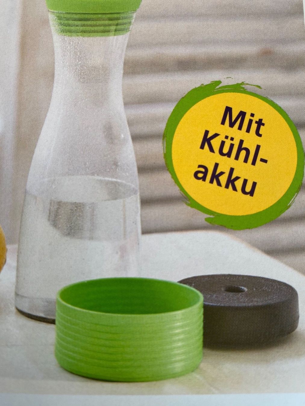 Caraffe: Glaskaraffe mit Kühlakku – Nuovo e nell'imballaggio originale da Arni AG venduto da EW4239ew 1
