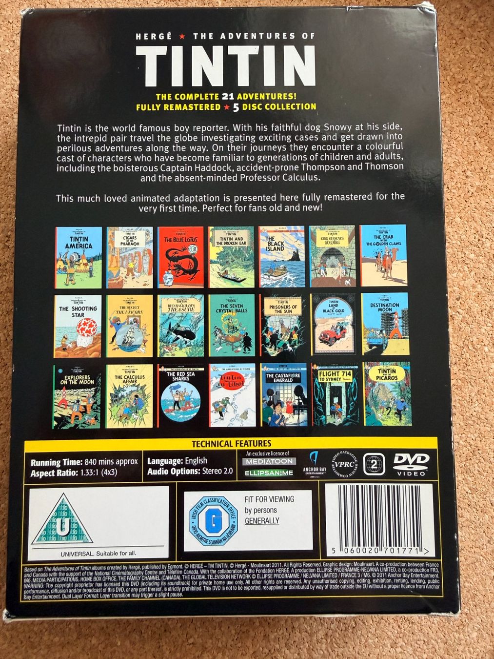 Tutti i DVDs: The Adventures of Tintin – Usato da Binningen venduto da samorga21 3