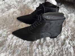 Zara Stiefeletten, schwarz, Gr. 37 - Neu mit Etikett! Leder