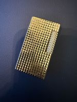Briquet vintage Zaima JL 190 doré - À gaz