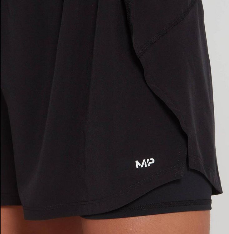 MP Women's Engage Double Layer Shorts - Black