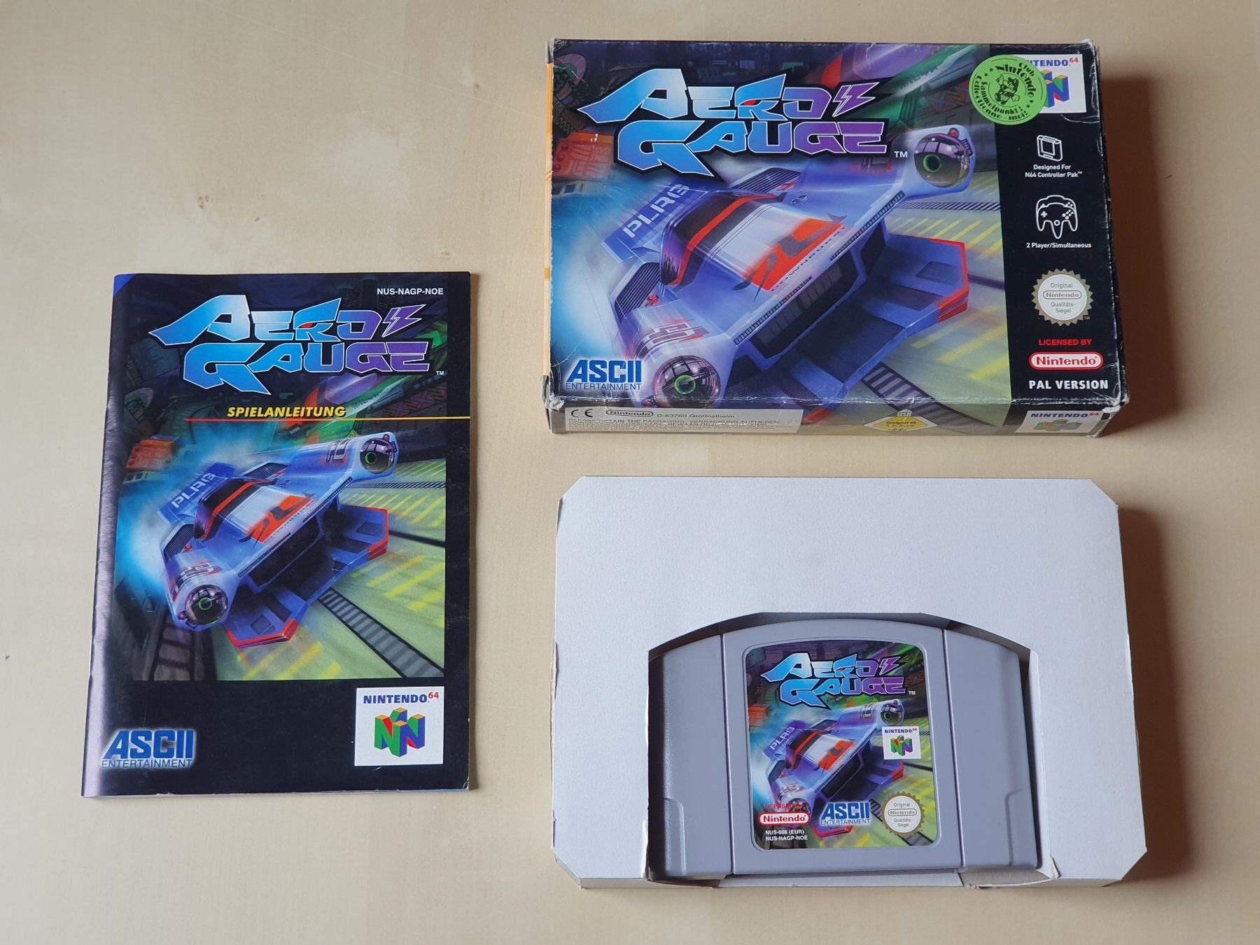 Nintendo Giochi: Aero Gauge – Usato da Stansstad venduto da collectorsshop 6