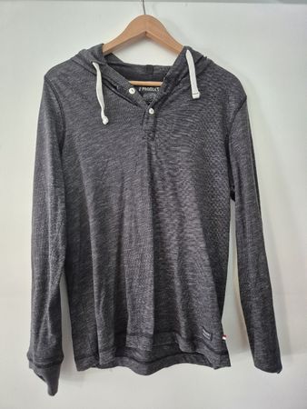 Dünner Kapuzenpullover - S