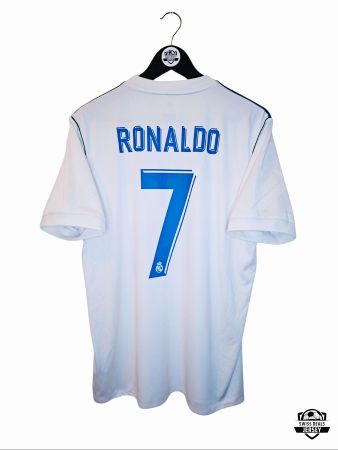 RONALDO #7 Original Real Madrid 2017-18 Home Trikot