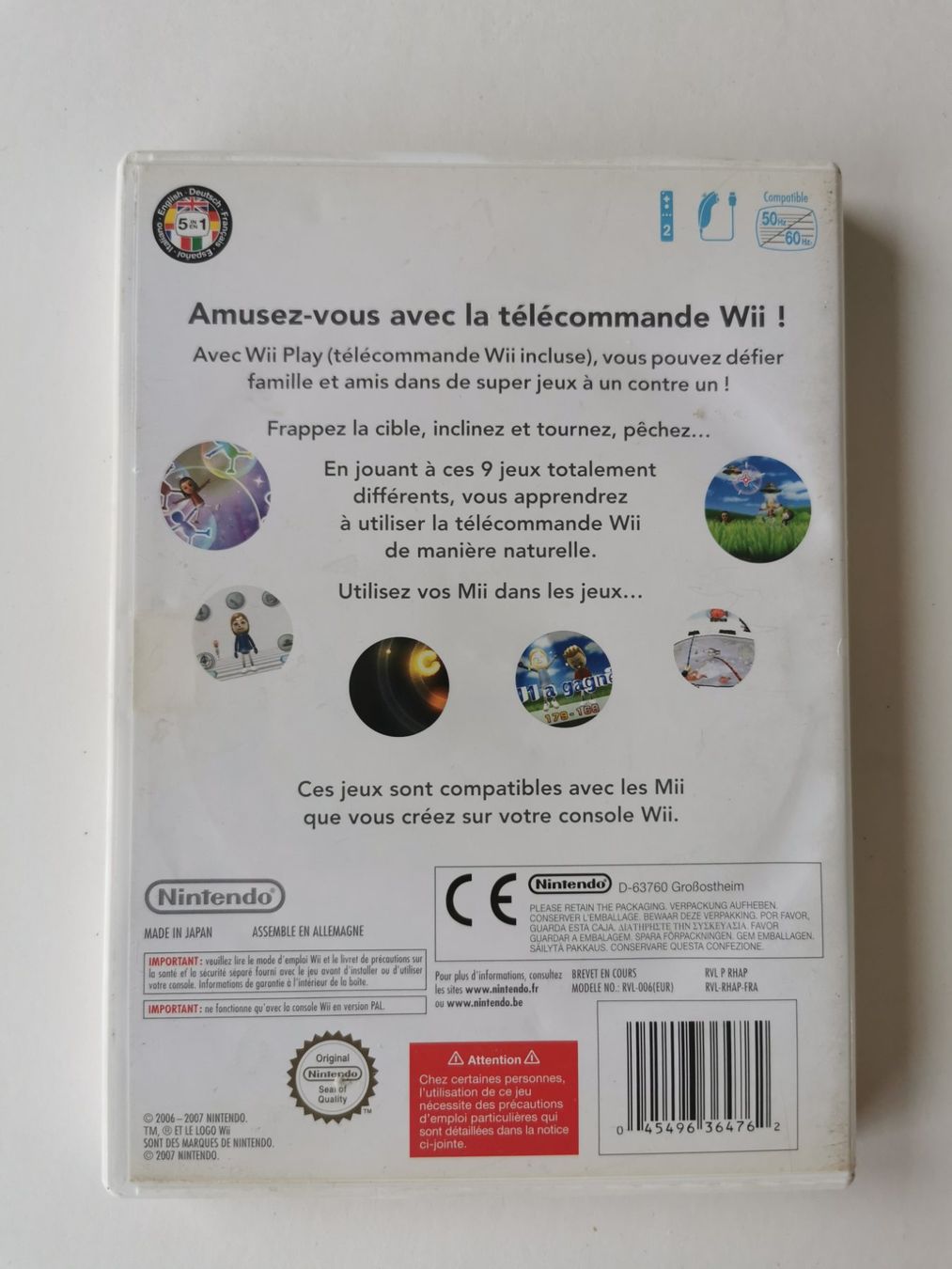 Nintendo Giochi: Wii - Wii Play – Usato da Lenzburg venduto da eyworld 2