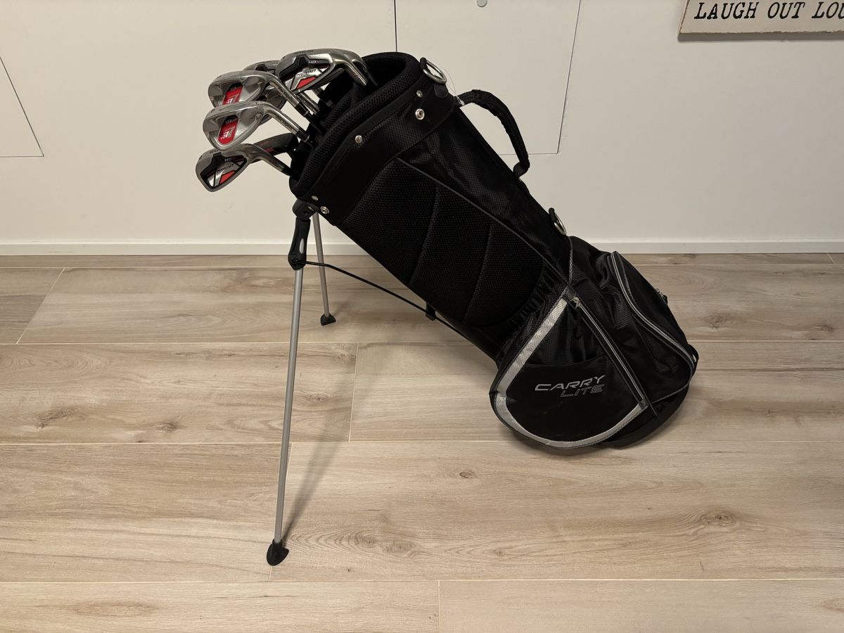 Wilson Mazze & Set: Wilson Pro Staff Golfschläger-Set mit Bag – Usato da Dottikon venduto da Guido240