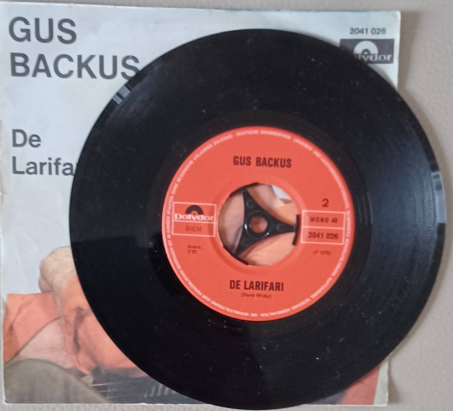 Dischi in vinile: 2× 7" Single Gus Backus 1965/70 – Usato da Hägendorf venduto da Plattenhardt 3