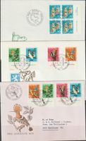 Pro Juventute 1965 et 1970 oiseaux marmottes