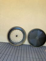 Paire de roues Zipp 808 + Zipp Super-9 Carbon