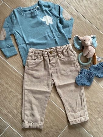 neues Baby Set Gr. 62/68 "Elefäntli"
