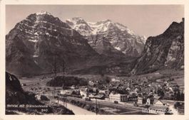 Netstal GL // ca. 1930 Bahnhof Glärnischkette