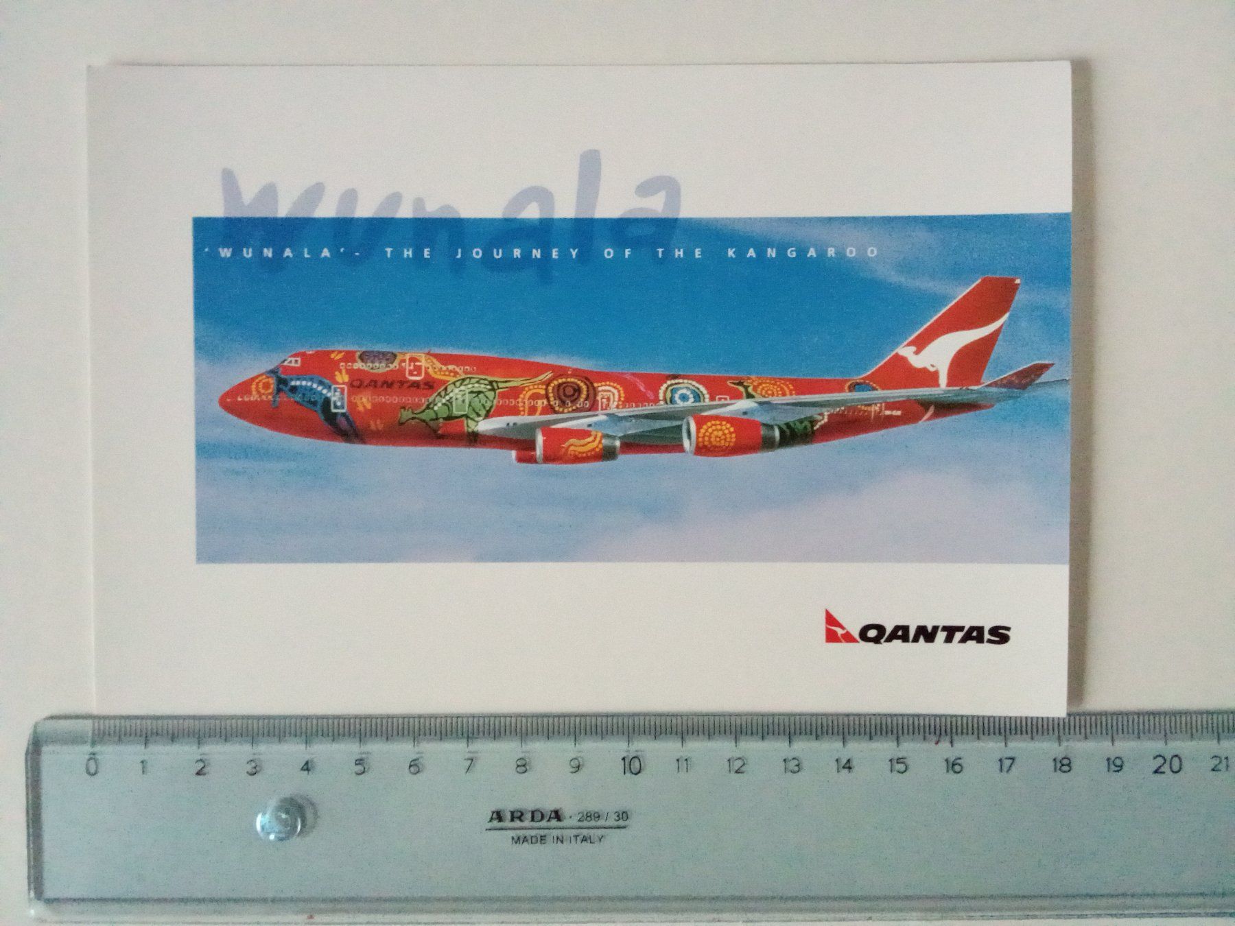 Cartoline postali: Aviatik 2 rare Ansichtskarten Qantas Boeing B 747 – Nuovo (secondo la descrizione) da Bilten venduto da Bora3 4