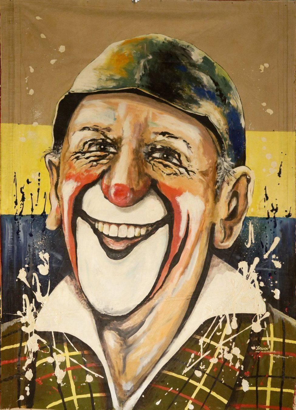 Dipinti: Grock- Clown: Vier Öl- / Acryl- Gemälde – Usato da Dielsdorf venduto da mar_7f2q 2