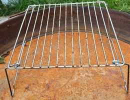 Feuerstellen-Grill Grillrost 28x28 cm neuwe...