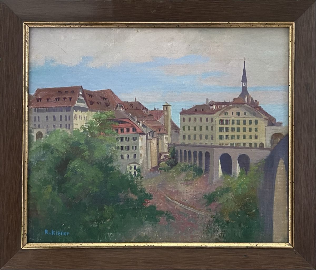Dipinti: Kiener Robert (1866-1945) – Usato da Grosshöchstetten venduto da Perle1951