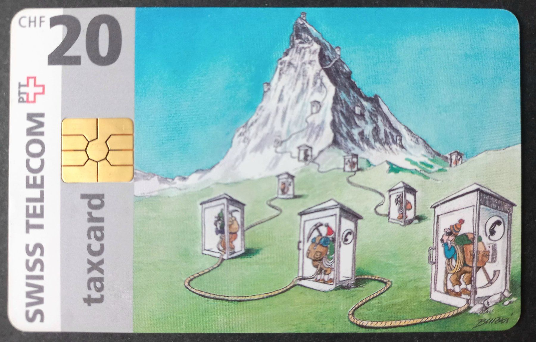 Swisscom Schede telefoniche: Taxcard - Verbunden - CH – Usato da Niederuzwil venduto da lubimaja