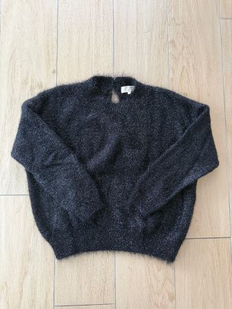 Pull Sezane noir brillant
