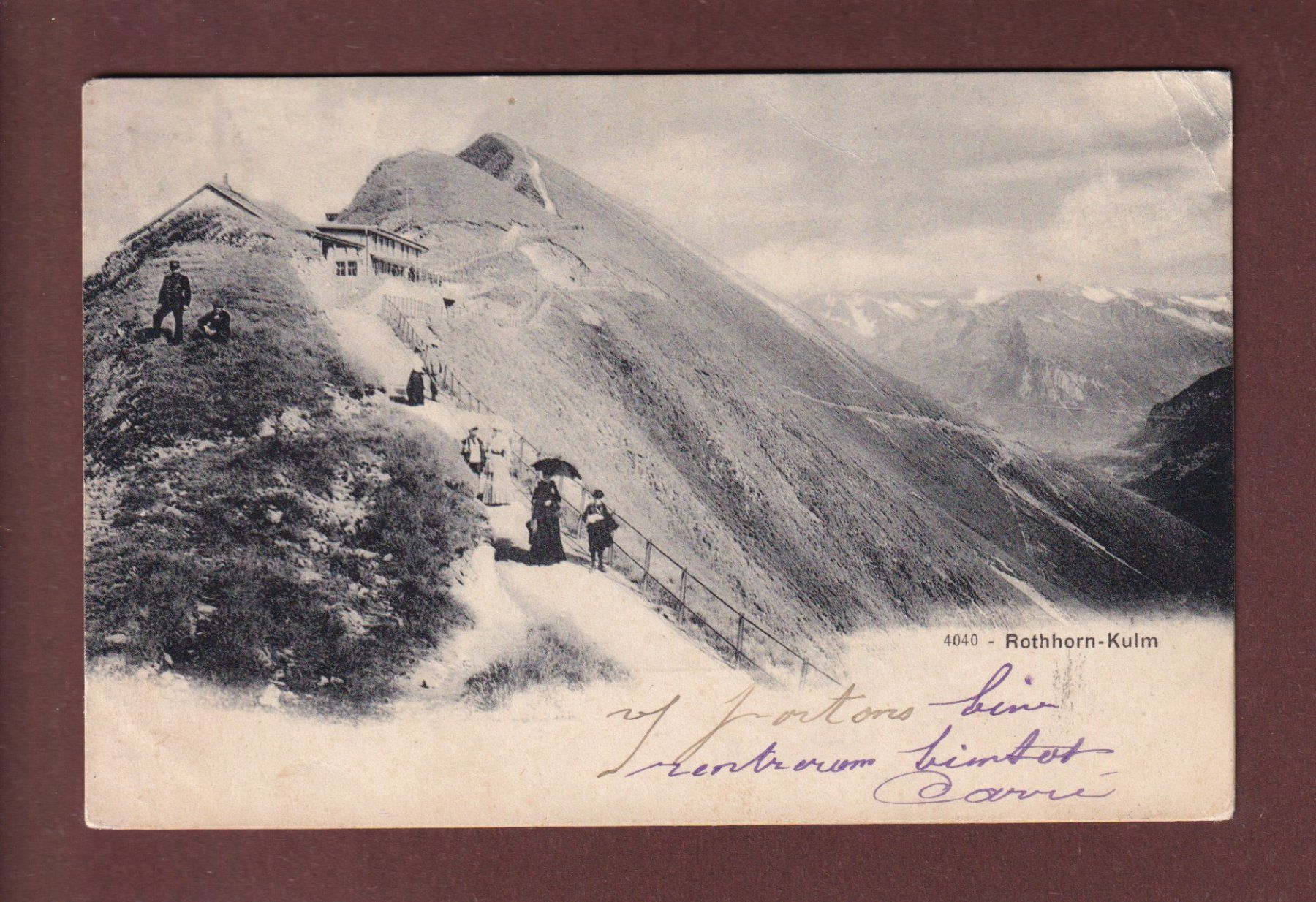 Cartes postales: ROTHORN-KULM - 1904 // Eckbug // – D'occasion à Pully par nicecards-shop