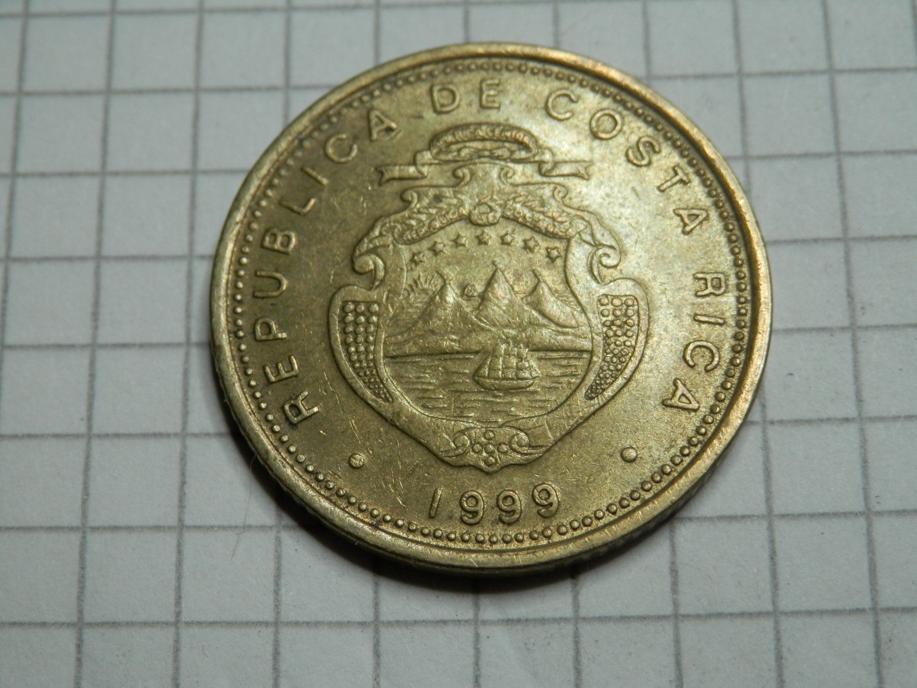 Tutti le monete: Costa Rica 10 Colones, 1999 – Usato da Weiach venduto da weiach81