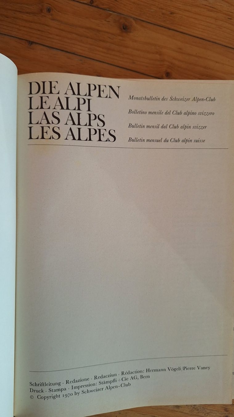 Libri: Monatsbulletin 1966 - 1970 (5 Bände) – Usato da Grabserberg venduto da Sahara947 1