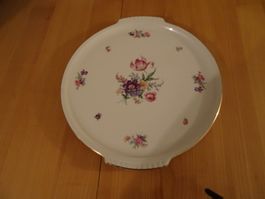 Langenthal Platte mit Blumendekor, Vintage Durchmesser 30cm