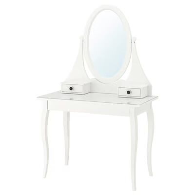 Ikea Tavoli da trucco: Weisser Schminktisch mit Glasplatte IKEA Hemnes – Usato da Wettswil venduto da HESAMIDA 4