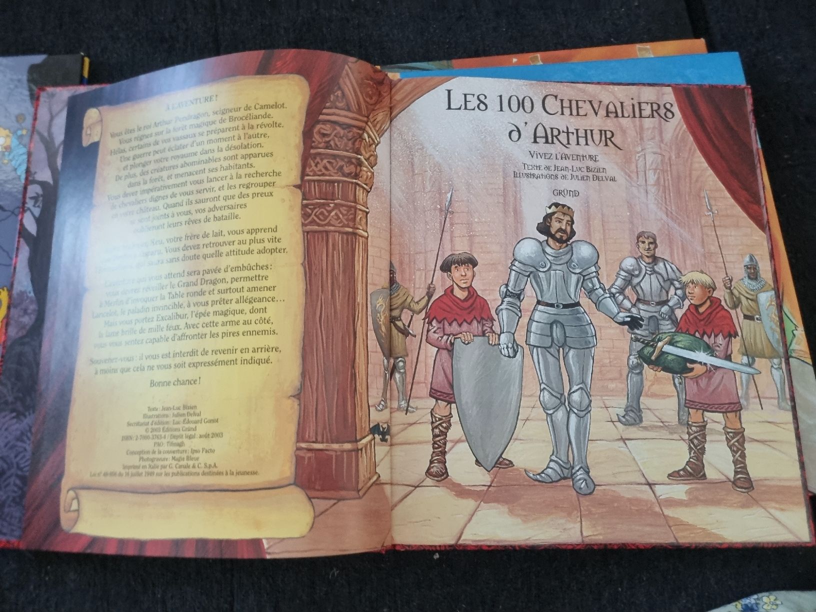 Libri: Livre-jeu Les 100 Chevaliers d'Arthur  – Usato da Fribourg venduto da sal_5ln6 5