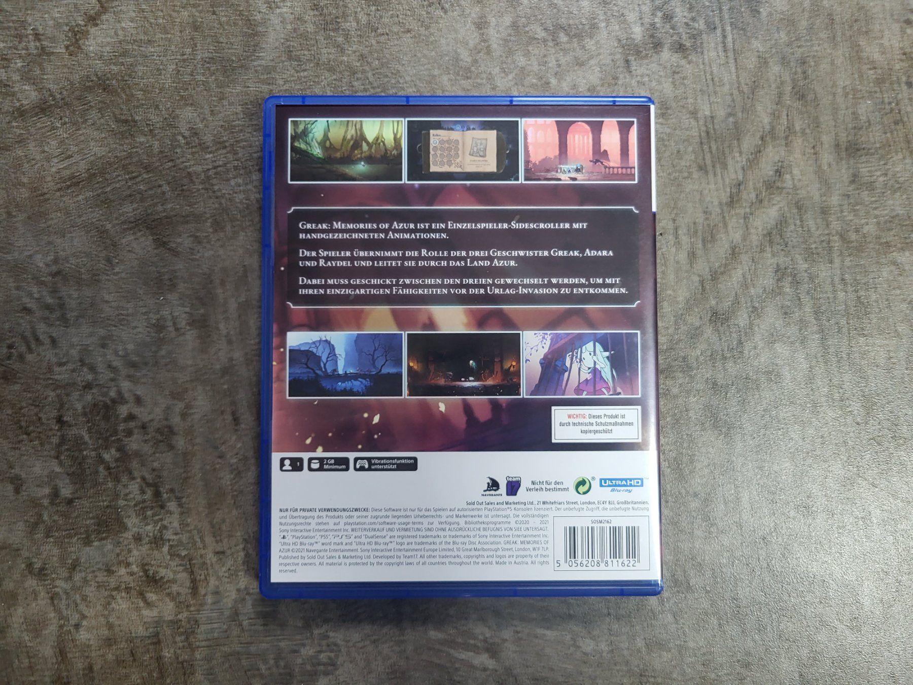 Sony Spiele: Greak: Memories of Azur – Gebraucht aus Schwanden GL von tumen 2