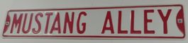 Blechschild MUSTANG ALLEY