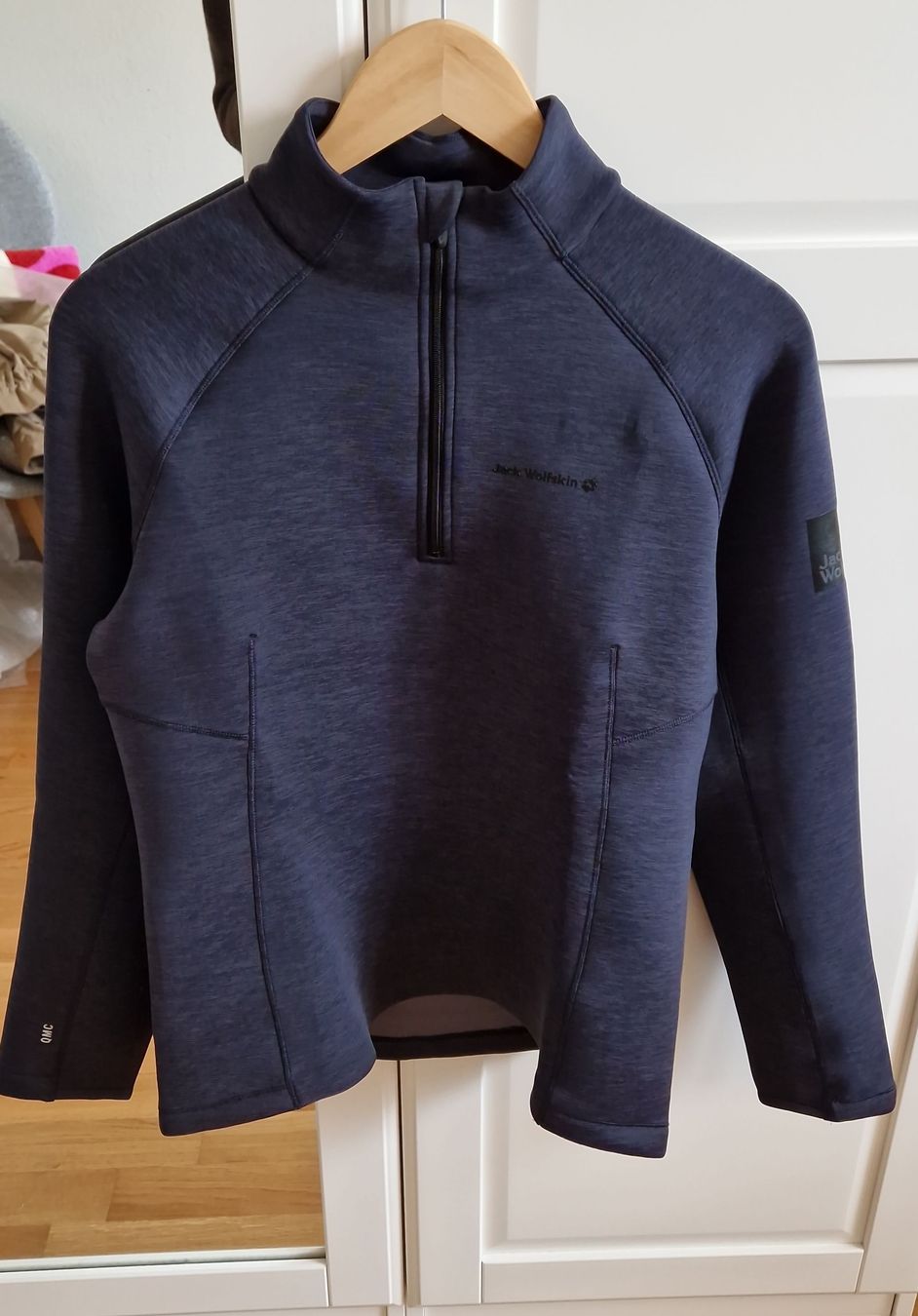 Jack Wolfskin Pullover & Sweatshirts: Jack Wolfskin Zip-Pullover dunkelgrau M – Neu (gemäss Beschreibung) aus Zürich von c.line89