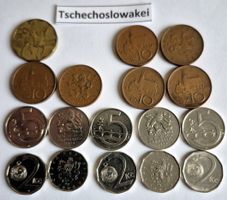 Europa Münzen  Tschechoslowakei
