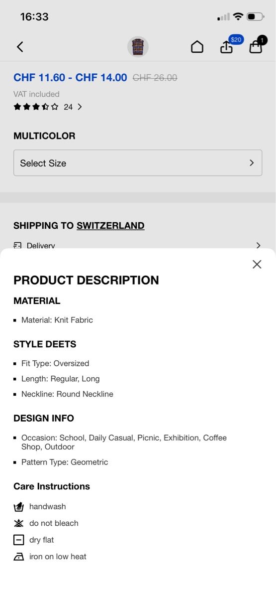 Gilets & Westen: Check Pattern Knit Vest – Gebraucht aus Basel von hea_pp2f 4