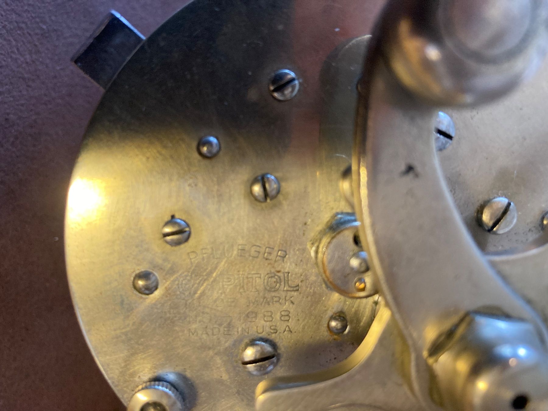 Tamburi & Mulinelli: PFLUEGER CAPITOL ANTIKE ANGELROLLE – Usato da Bottmingen venduto da Surubi 7