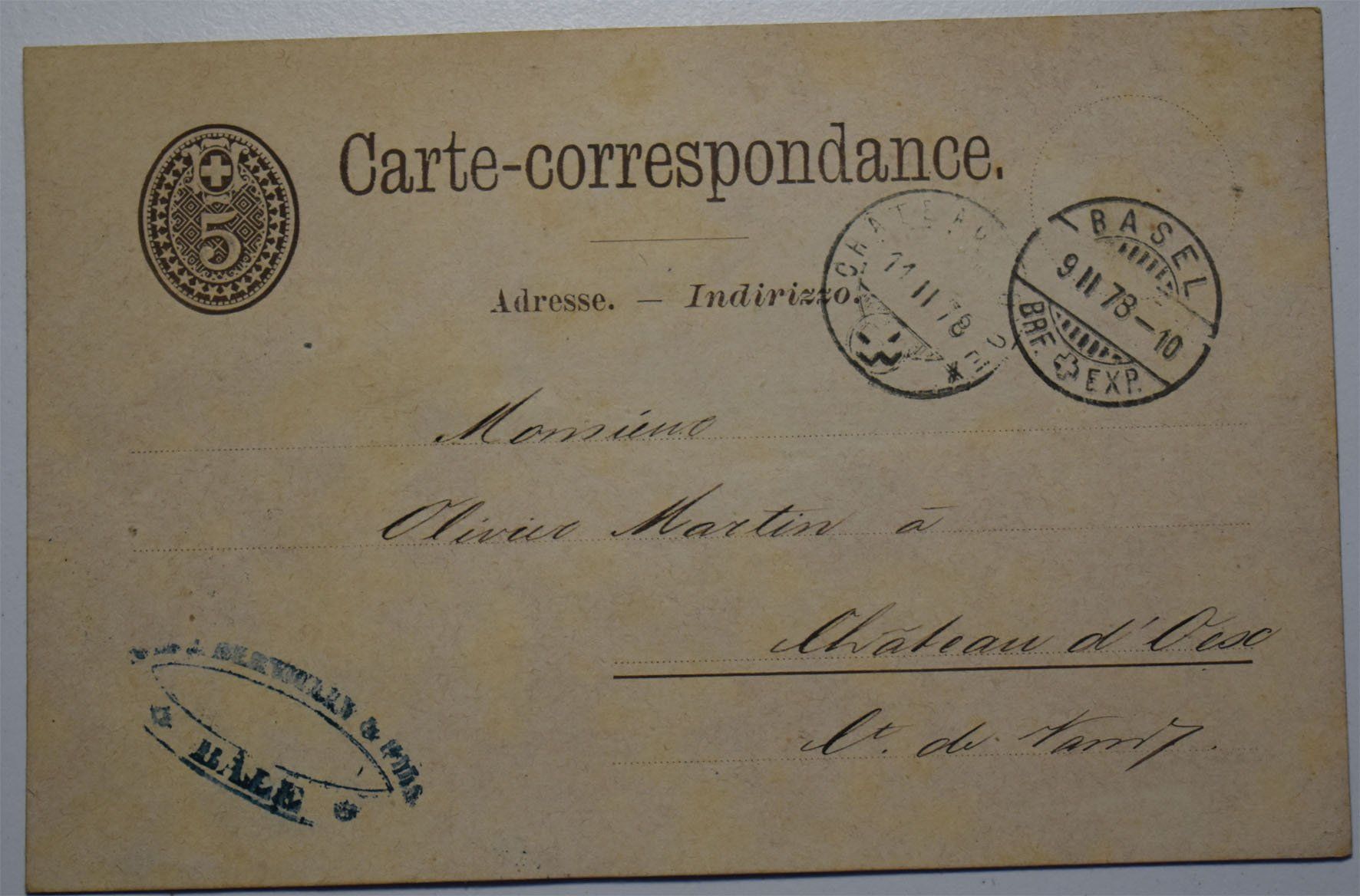 Cartoline postali: Cartes correspondances anciennes – Usato da Petit-Lancy venduto da Pimose 1