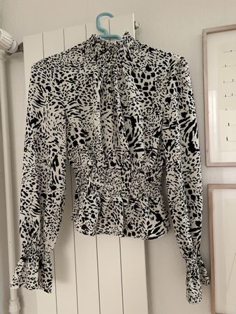 Missguided Bluse, Schwarz/Weiss, Gr. 36, Top Zustand!