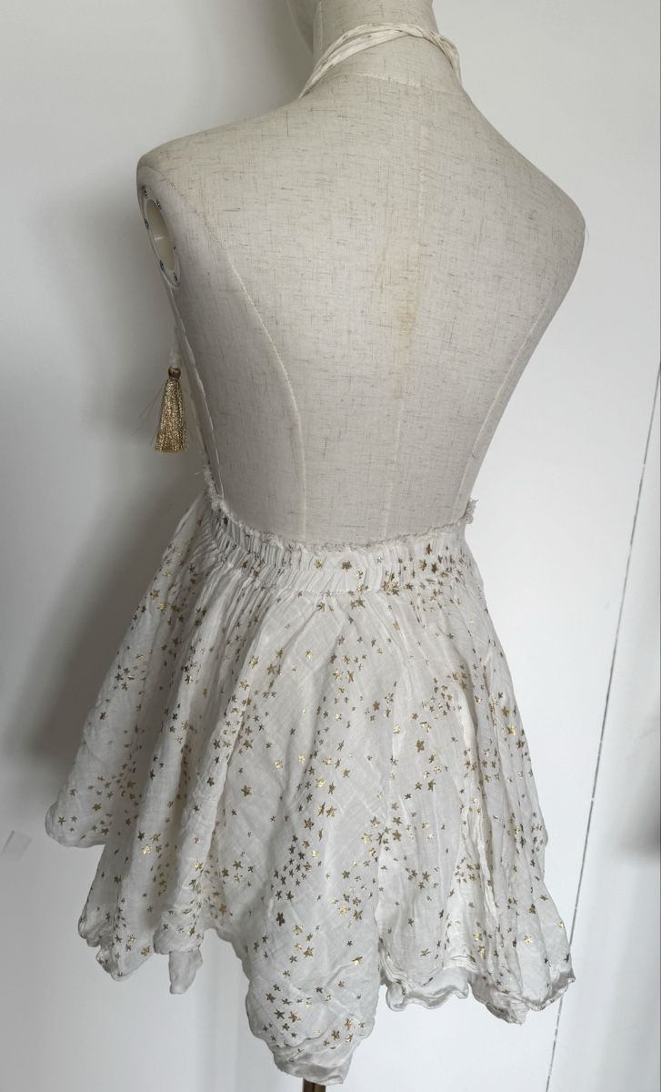 Vestiti: LoveShackFancy Deanna Star Print Halter Mini Dress – Usato da Zürich venduto da di_archive 1