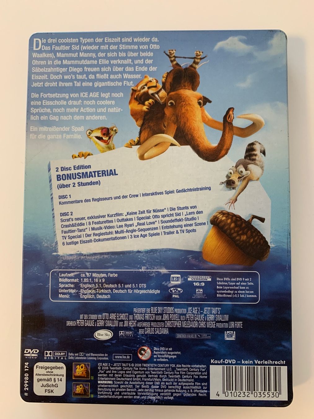 Tutti i DVDs: DVD- Ice Age 2- Special Edition – Usato da Kreuzlingen venduto da jamie45 1