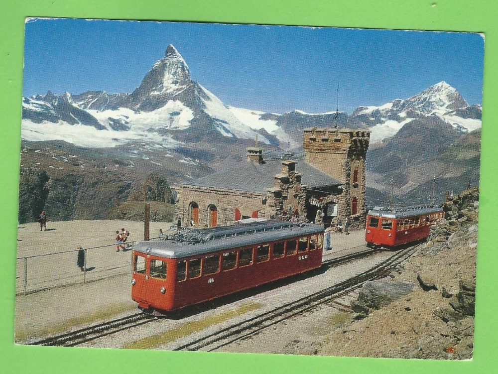Ansichtskarten: Bahnhof Gornergrat – Gebraucht aus Zürich von t24_de