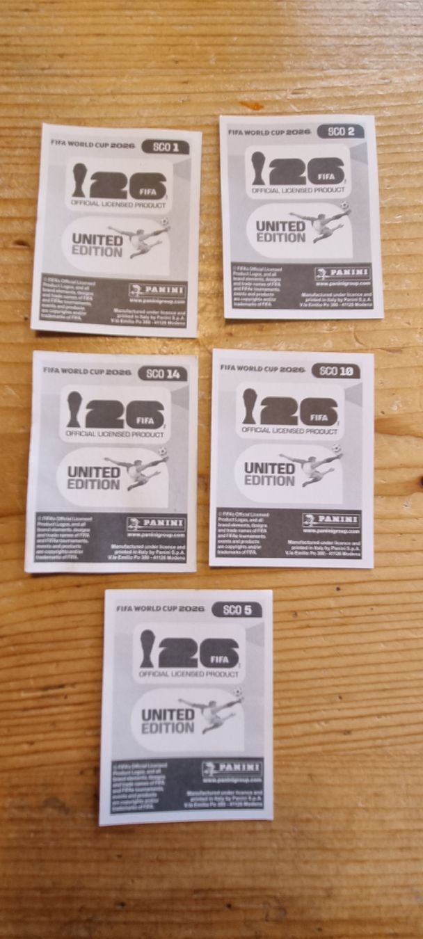 Panini Sammelbilder & Trading cards: Panini SCO – Neu (gemäss Beschreibung) aus Tenniken von Bi