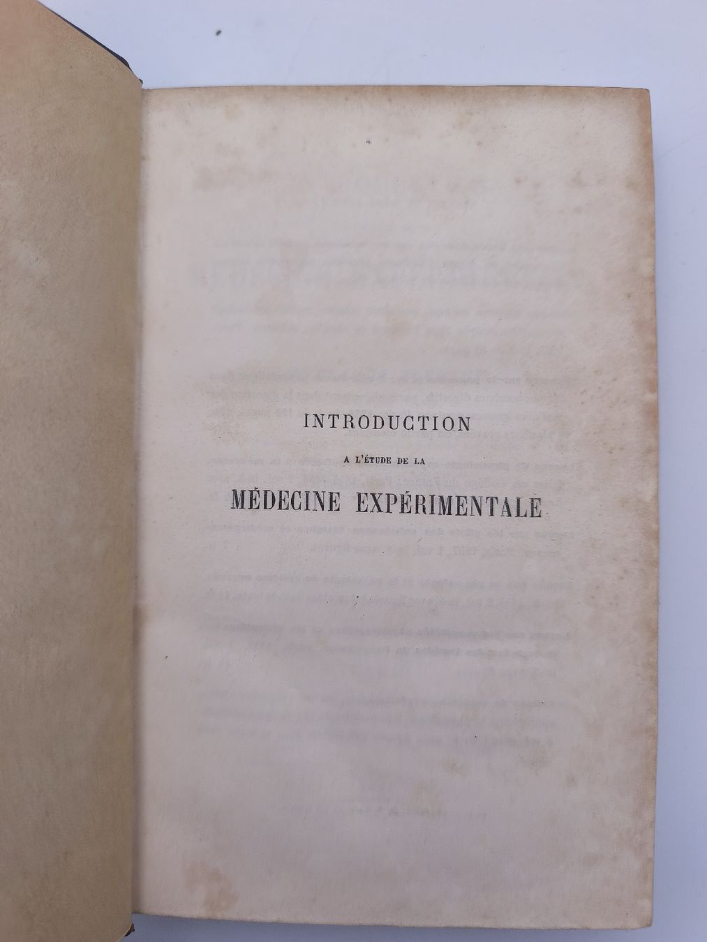 Bücher: MEDIZIN - BERNARD CLAUDE - 1865 – Gebraucht aus Goldach von Gaip 2