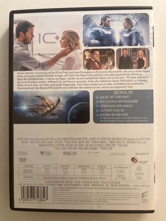 Passengers (2016), DVD | Kaufen auf Ricardo