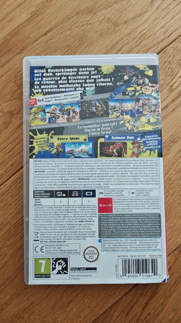 Nintendo Giochi: Nintendo Switch Splatoon 3 – Usato da Montagnola venduto da mattbert86 1
