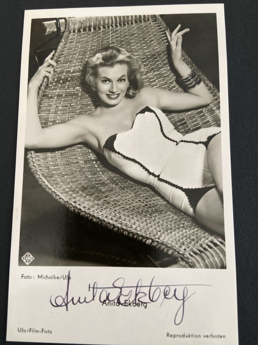 Autogramme: Autogrammkarte Anita Ekberg – Gebraucht aus Henggart von cdl_zh5b