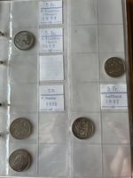Schweizer Münzen Sammlung: 5 Fr. Einstein, Hodler, Gotthard