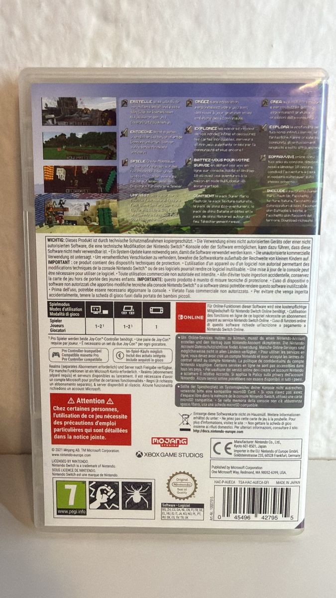 Nintendo Giochi: Minecraft Nintendo Switch Game - Excellent Condition! – Usato da Ehrendingen venduto da bubulence 1