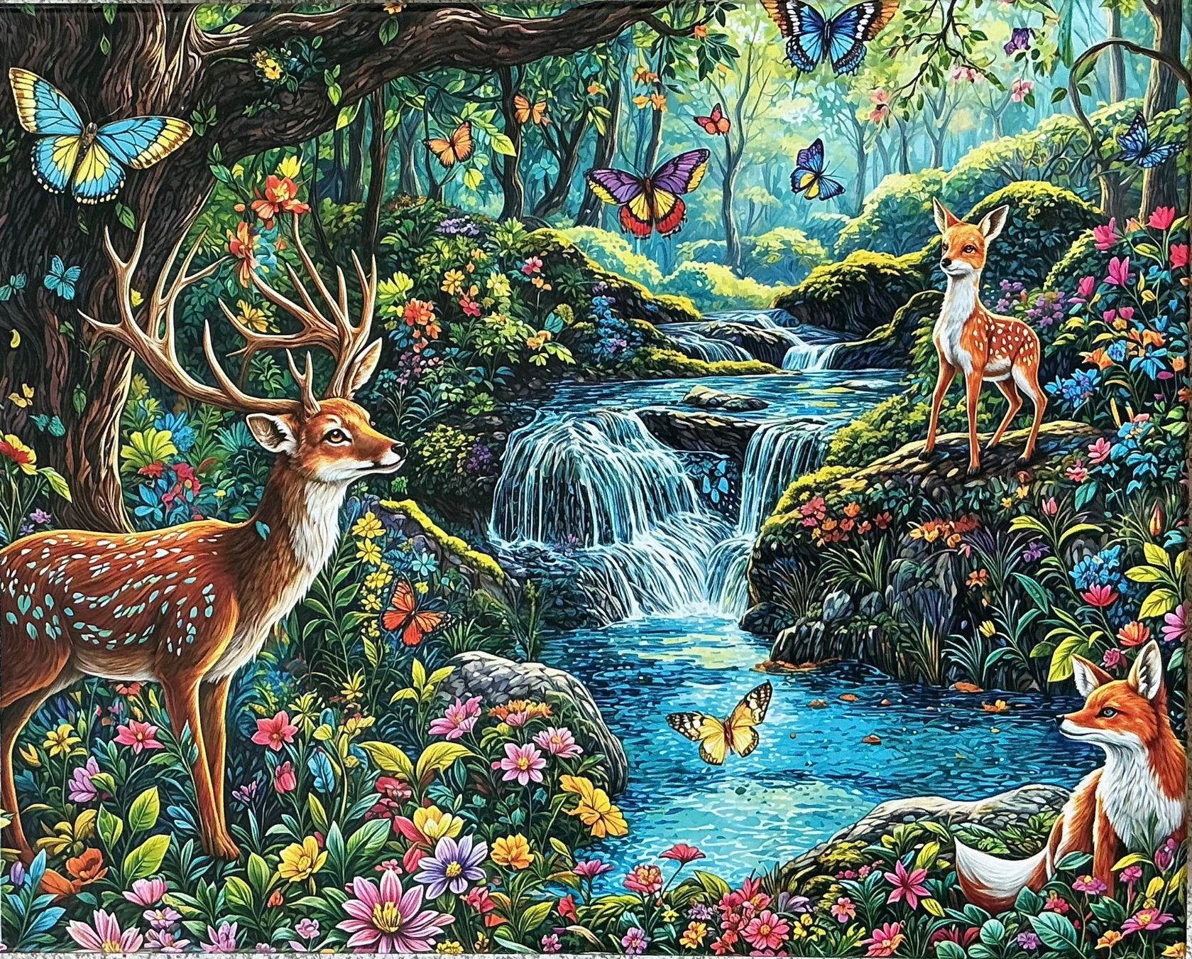 Puzzle: Puzzle 1000 Teile Forest Creek – Usato da Hombrechtikon venduto da sabibu